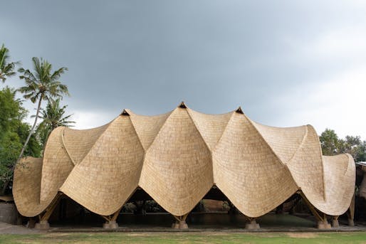 Architectural Design of the Year 2021 winner The Arc at Green School Bali by IBUKU. Photo: IBUKU