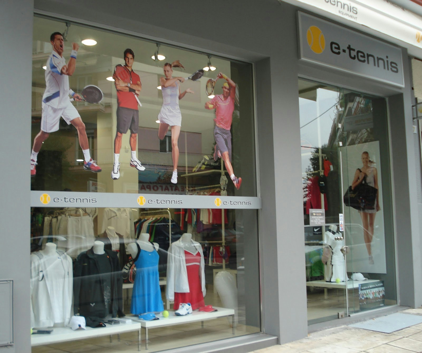 e-tennis.gr retail store Sandra Korka Archinect