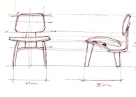 CHARLES & RAY EAMES LCW CHAIR
