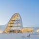 ARCHITECTURE: HEYDAR ALIYEV CENTER, BAKU, AZERBAIJAN. Designed by Zaha Hadid and Patrik Schumacher. Photo courtesy of Designs of the Year 2014.