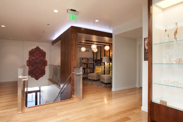 contemporary art hotel | adaptive re-use turn of century building. stylish modern interior | classic furniture collection. boutique hotel market | 41 guest rooms + amenities. 15,870 sq ft