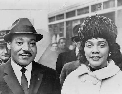 Martin Luther King Jr. and Coretta Scott King (1964).
