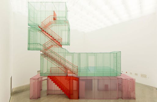 348 West 22nd Street, New York, NY 10011, USA Apartment A, Corridors and Staircases - Do Ho Suh. Image courtesy of the Artist and Lehman, Maupin, New York.