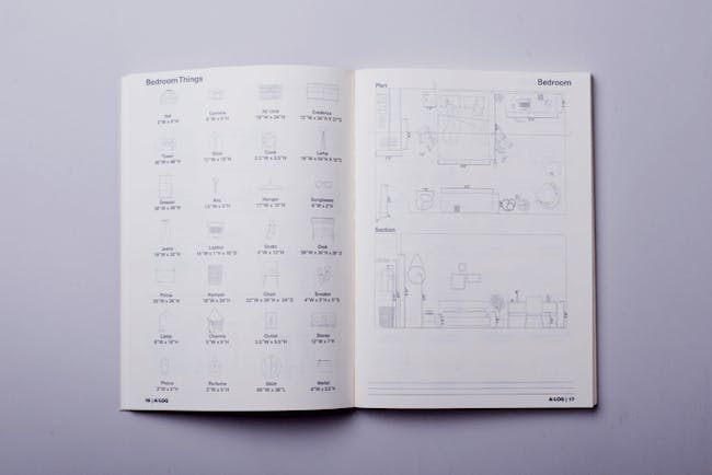 Living Scenarios illustrations in the A:LOG reference guide for architects. Image via A:LOG Kickstarter.