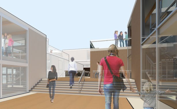 Render from Main Entrance