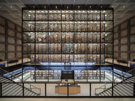 Beinecke Library Yale University, New Haven, Connecticut, SOM. Image credit: Iwan Baan