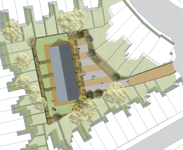 Davis Landscape Architecture - Clyde Road Rendered Plan 