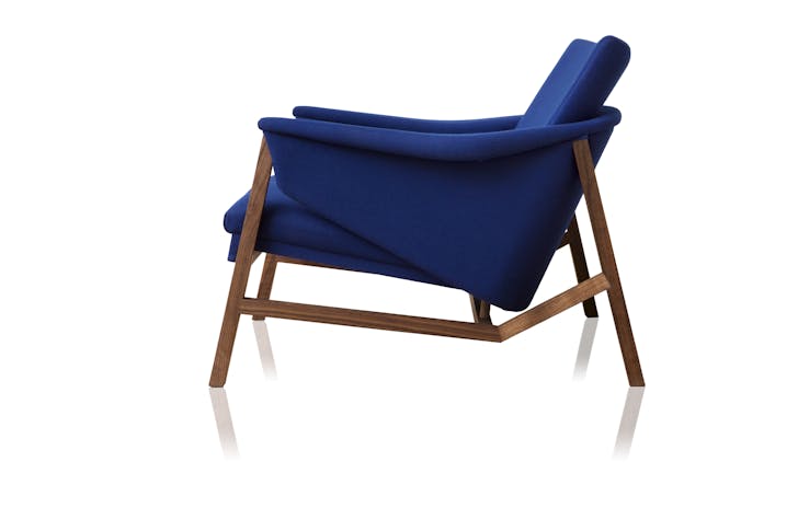An armchair by Almeida. Image courtesy the designer.
