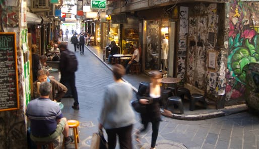 Hidalgo's research would eventually be used to gauge safety in places like these: Centre Place in Melbourne's inner city, home to an extensive network of lively laneways and arcades. Photo: Wikipedia.