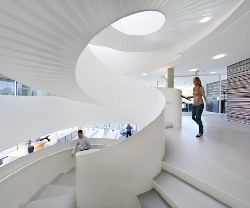 Sigmax, headquarters in Enschede, the Netherlands by Paul de Ruiter Architects; Photo: Pieter Kers, Daria Scagliola, Toon Grobet