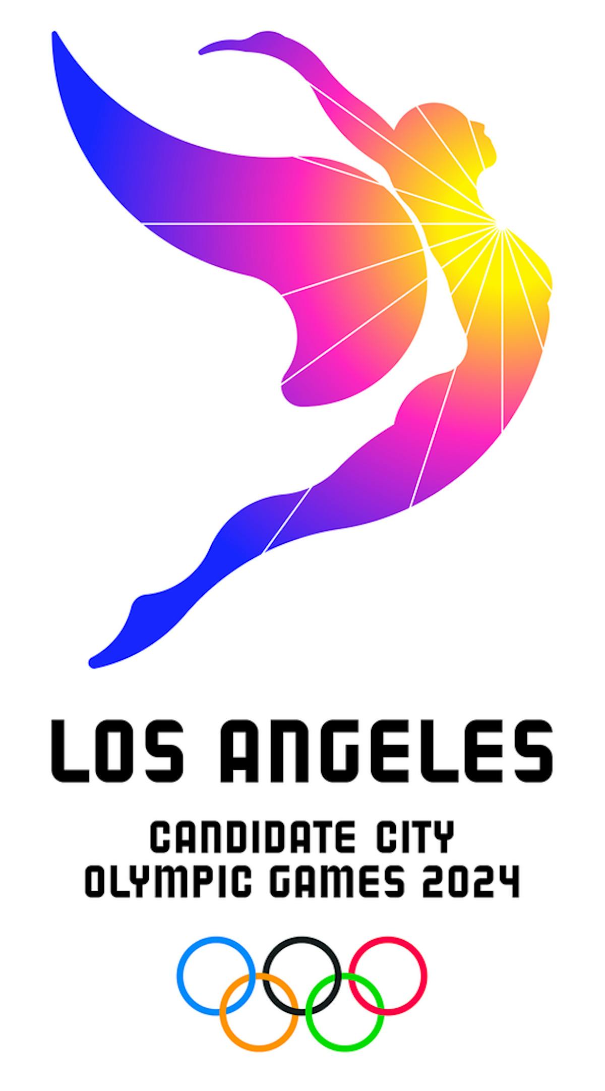 LA 2024 plays up a sunny disposition in their logo for the Olympic bid