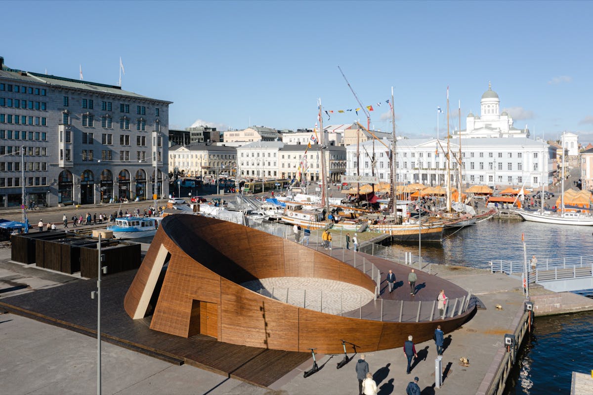 In Helsinki, an award-winning pavilion prepares to serve its second biennial
