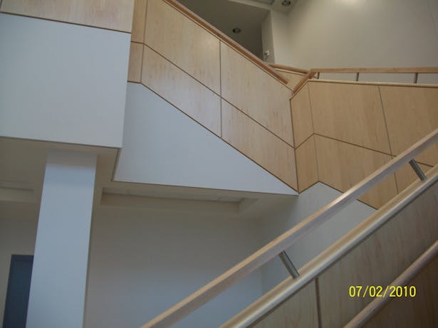 Image 3 of Public Entry staircase; finishing of stair railing